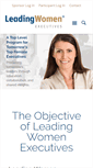 Mobile Screenshot of leadingwomenexecutives.net